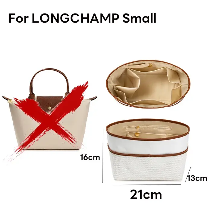 Organisateur de sac en maille imperméable super résistant pour Longchamp S/M/L – Support de sac
