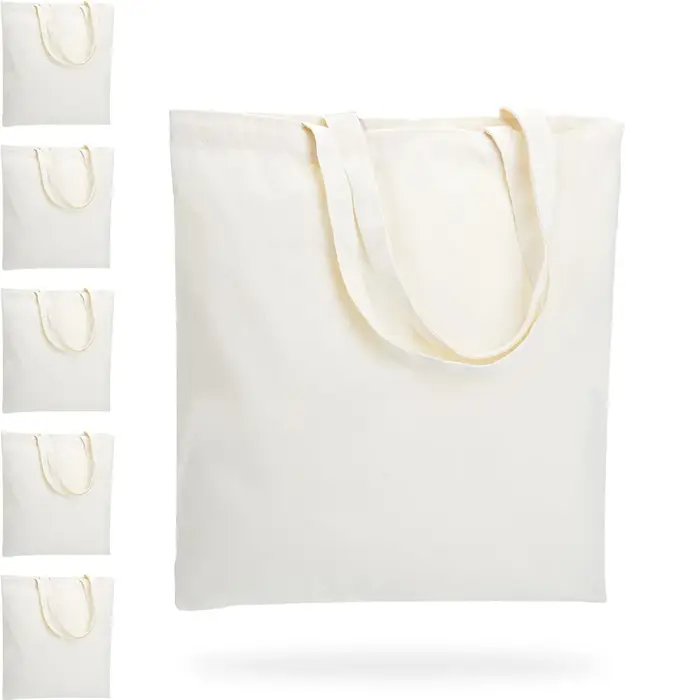 Paquet de 6 sacs fourre-tout en toile