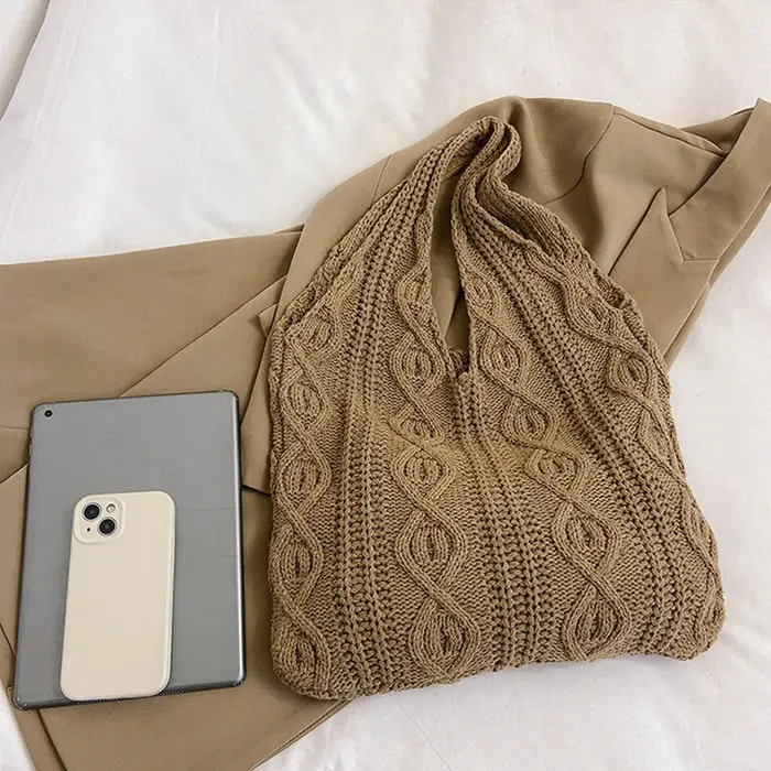Sac à main décontracté en crochet pour femmes