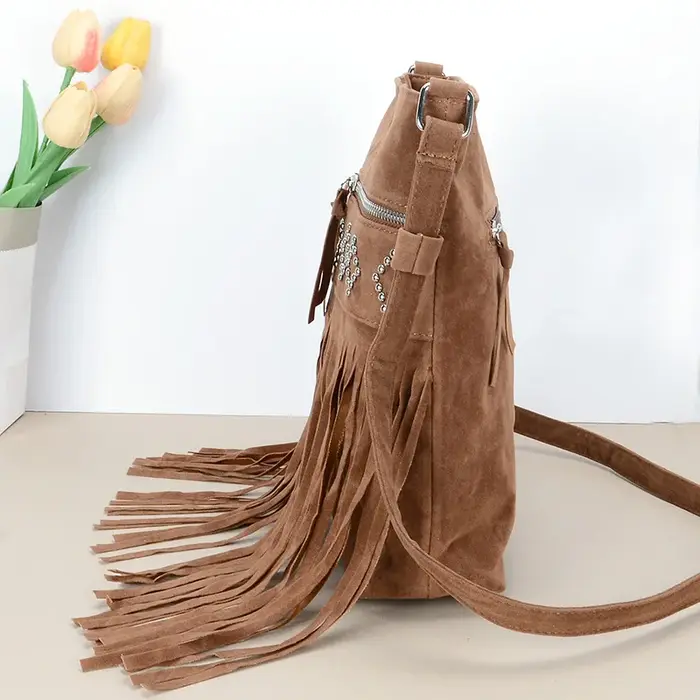 Sac à franges de grande capacité pour femmes