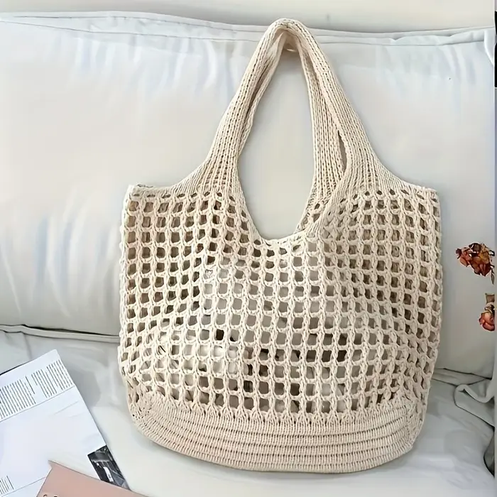 Sac fourre-tout en crochet pour femme