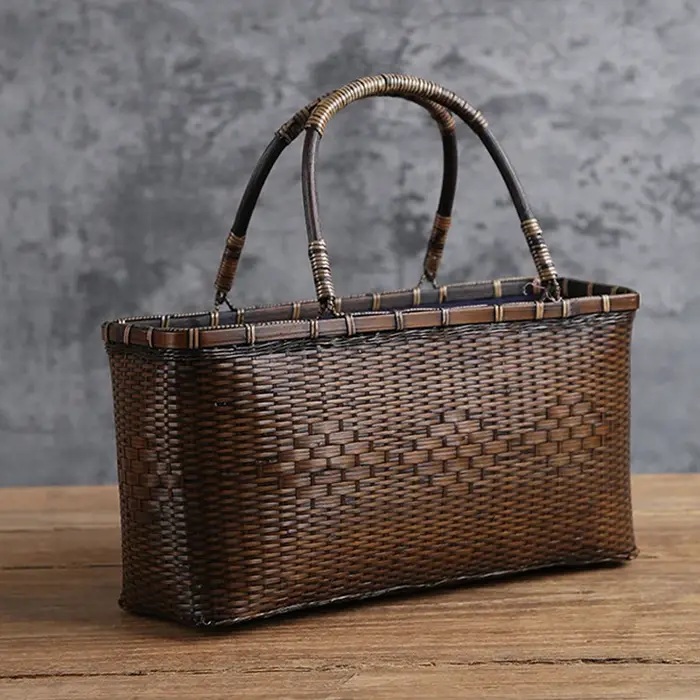 Sac à main en bambou fait main