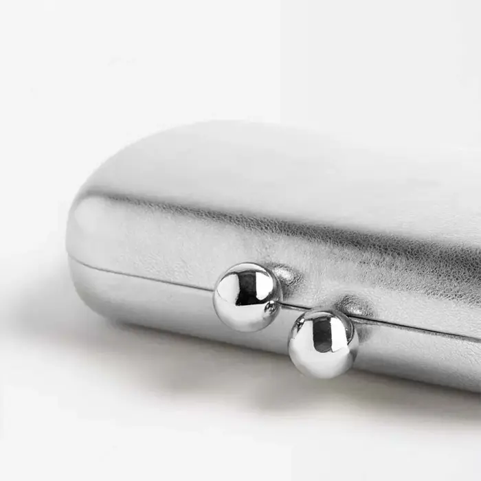 Pochette argentée pour femmes