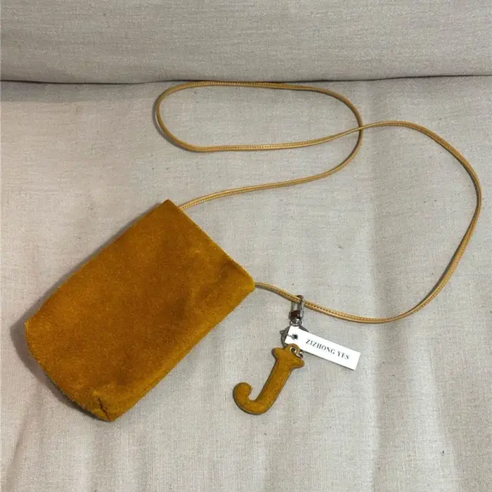 Mini sac portable en daim pour téléphone portable
