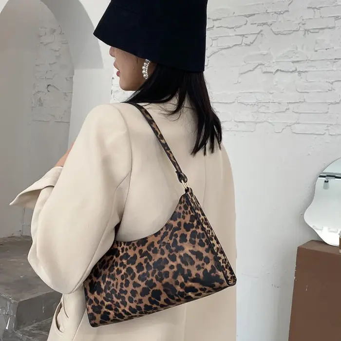 Mode zèbre impression femmes sac à main de luxe PU Simple sous les bras sacs à bandoulière femme conception quotidienne