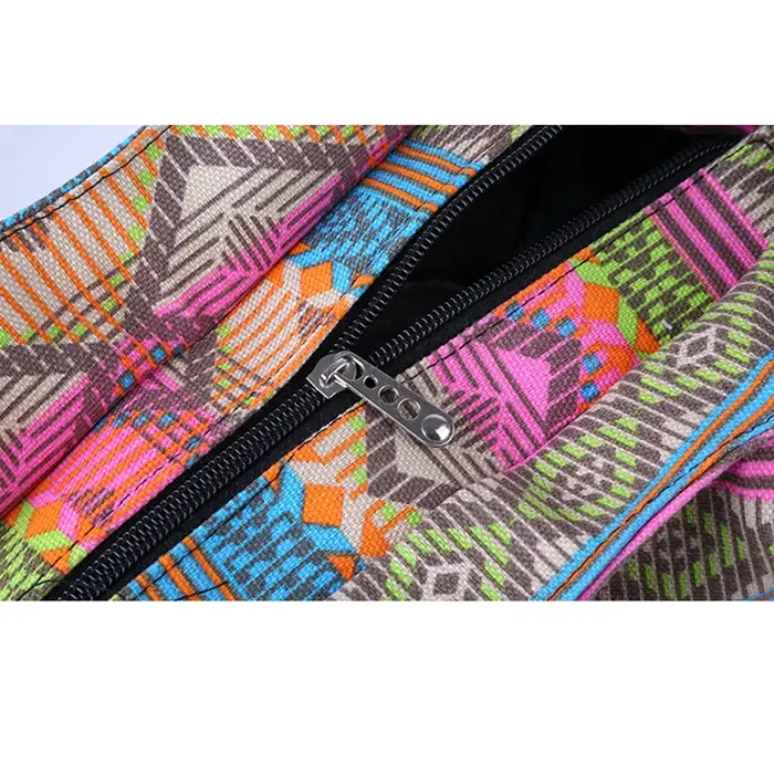 Sac à main en toile rayée pour femmes