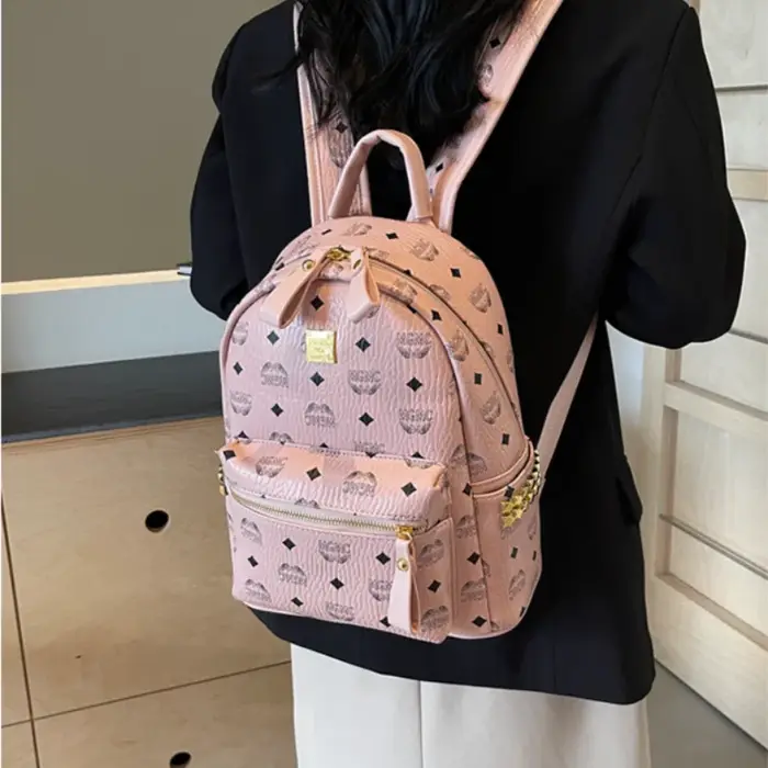 Sac à dos imprimé rétro pour femmes