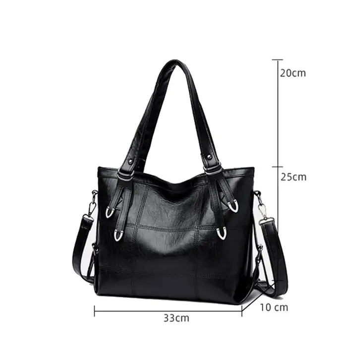 Sac à bandoulière en cuir PU d'hiver