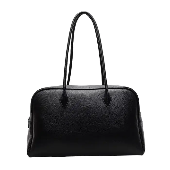 Sac fourre-tout rétro style universitaire grande capacité pour femme