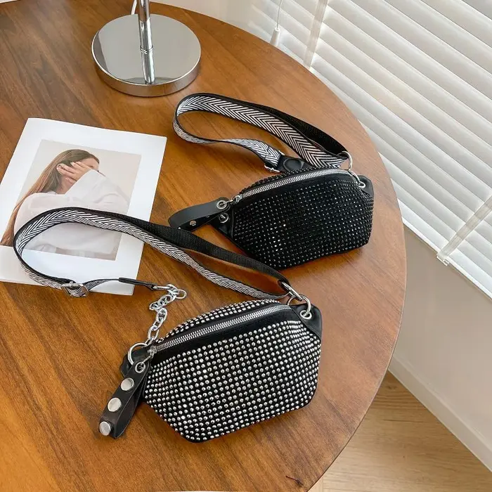 Sac banane vintage de luxe pour femme