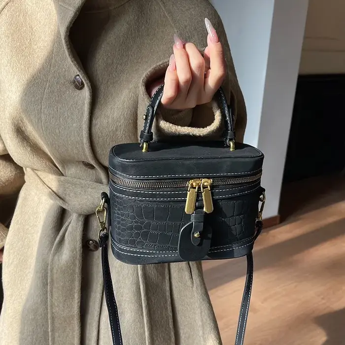 Sac à main polyvalent pour femme à motif pierre