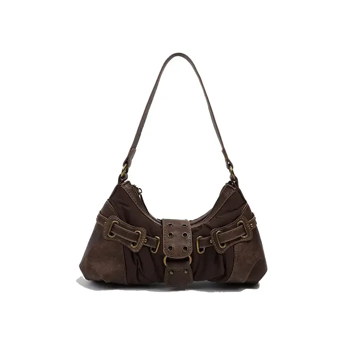 Sac à main sous les bras marron pour filles