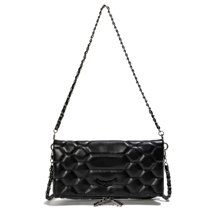 Nouveau sac à main pour femme tendance, élégant, rétro, en cuir, avec chaîne, sac bandoulière, sac à