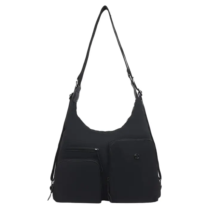 Sac à dos en nylon simple et urbain pour femme
