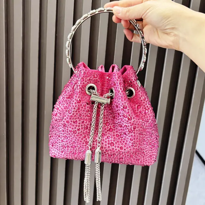 Poignée strass pochette de soirée sacs à main et sac