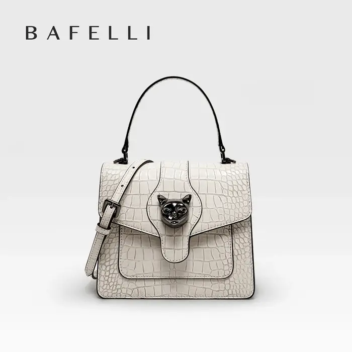 2025 nouveau sac à main femme BAFELLI sacs en cuir véritable pour femmes marque de créateur de luxe