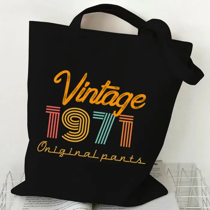 Sac fourre-tout Vintage 1974 pour femmes