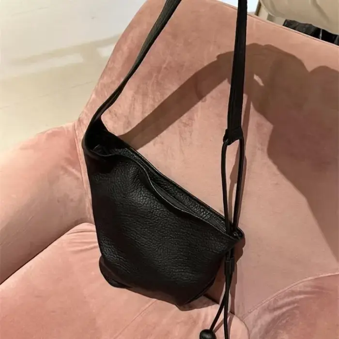 Sac de rangement sous les bras en cuir souple