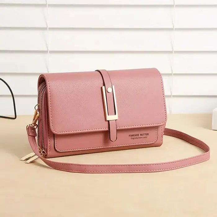 Sac à téléphone portable pour femme en PU, sac à main tendance et multifonctionnel, sac à bandoulièr