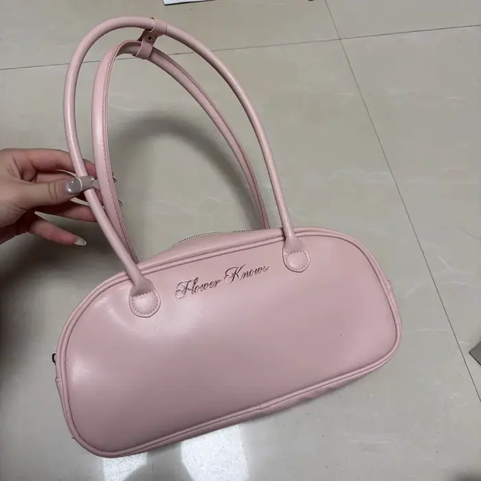 Nouvelle trousse à maquillage/sac à main rose Flowerknows