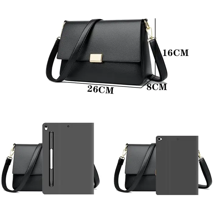 Petit sac à bandoulière matelassé en cuir PU pour femme
