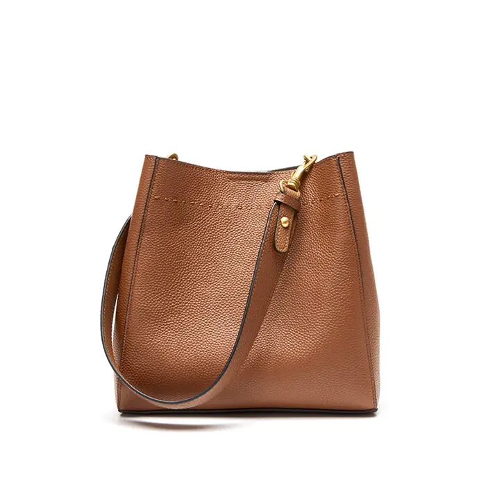 Zency nouveau cuir véritable décontracté Shopper sac à bandoulière banlieue grand seau sac à main Simple de haute qualit