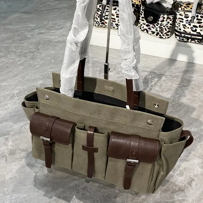 Sacs fourre-tout en toile classique pour femmes