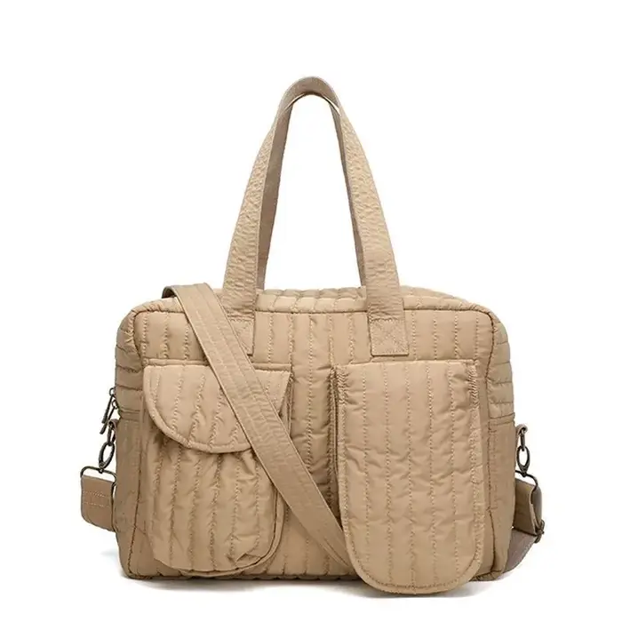 Sac à couches matelassé en coton pour bébé