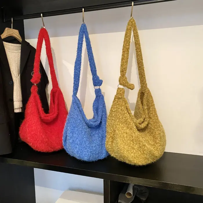 Sac en peluche de Style paresseux pour femmes
