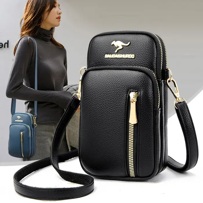 Petit sac à bandoulière pour téléphone et argent pour femmes