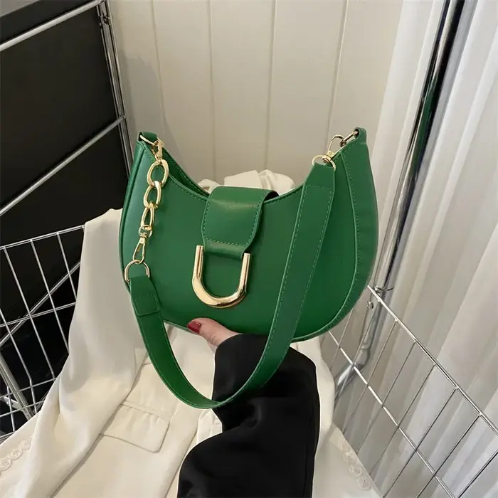 Sac à bandoulière tendance en cuir Pu pour femmes