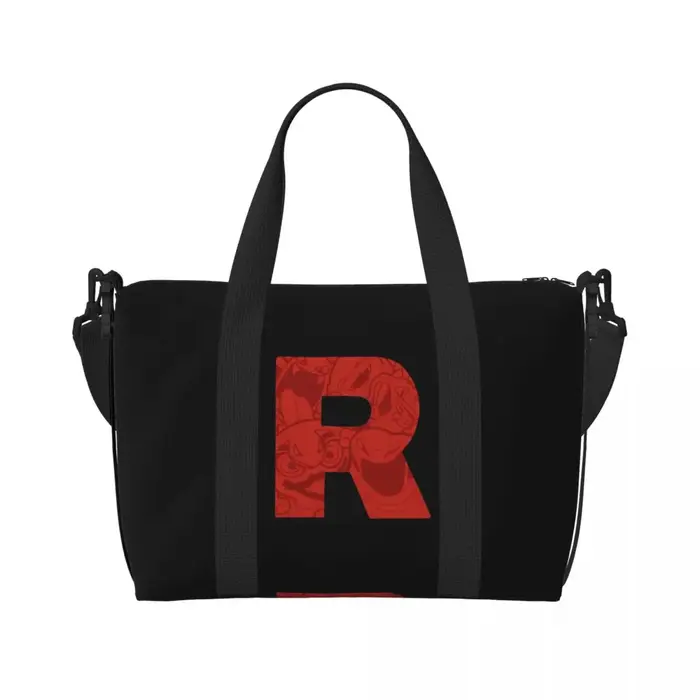 Sac de voyage de plage avec Logo lettre R Team Rocket