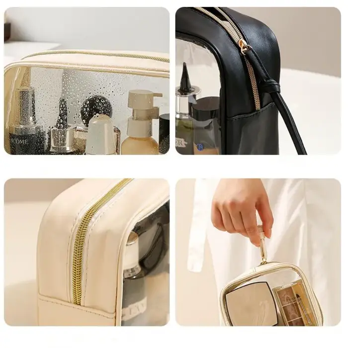 Sac de maquillage Transparent en PVC