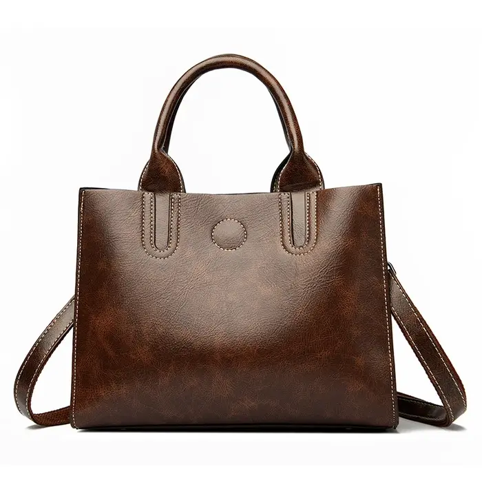 Sac à Main de Luxe en Cuir de Grande Capacité pour Femme