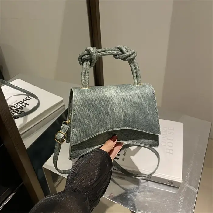 Sac à bandoulière rétro en cuir Pu pour femmes