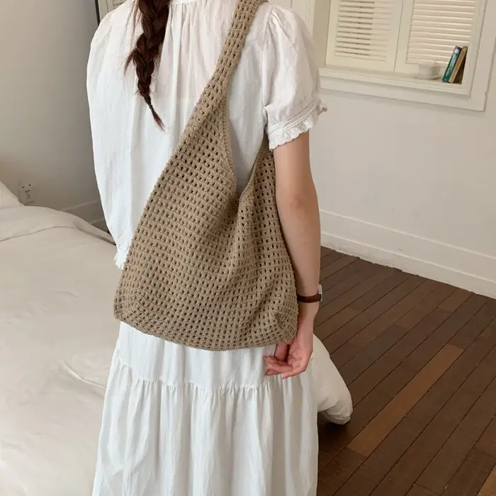 Sac fourre-tout en crochet pour femme