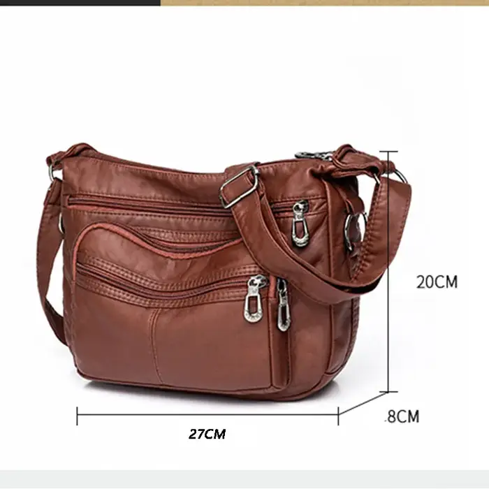 Sac à main multi-poches pour femmes d'âge moyen