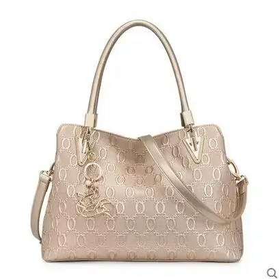 FOXER marque femmes peau de vache sac à bandoulière femme fendu en cuir sac à main mode dame fourre-tout grande capacité
