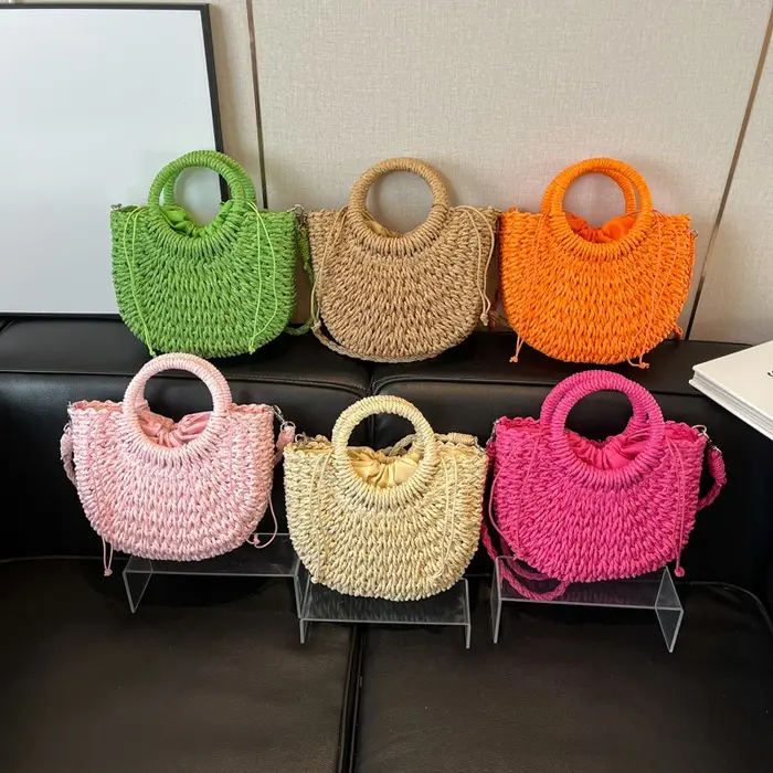 Sac à main en paille de Style bohème