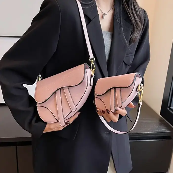JIAERDI rétro Patchwork sac de selle femmes couleur unie en cuir délicat sac à bandoulière dames mode luxe Design sacs