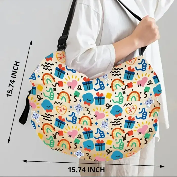 Sac de courses pliable