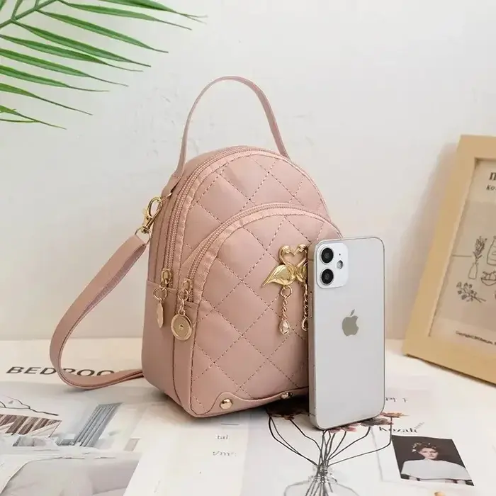 Sac à dos mini pour femme, style décontracté, sac à main