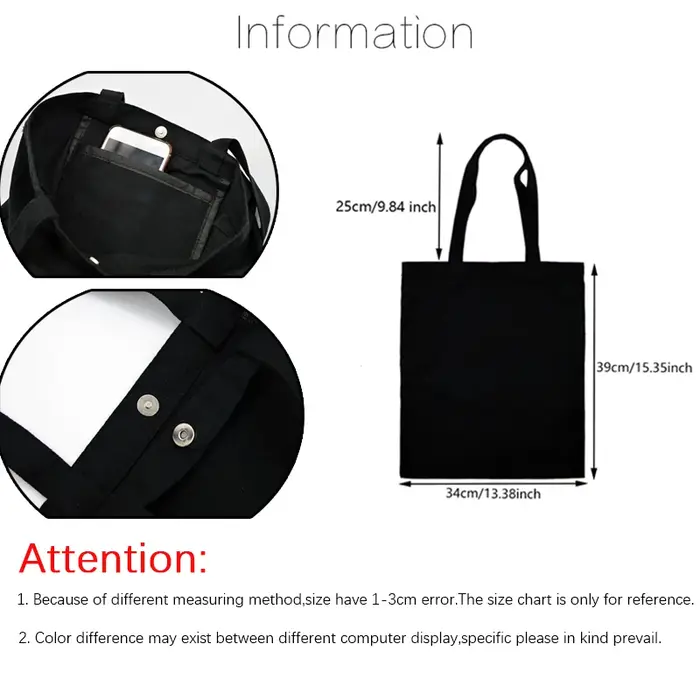 Sac fourre-tout personnalisé ajoutez votre texte/Logo/image sacs à provisions de conception originale sac à main avec