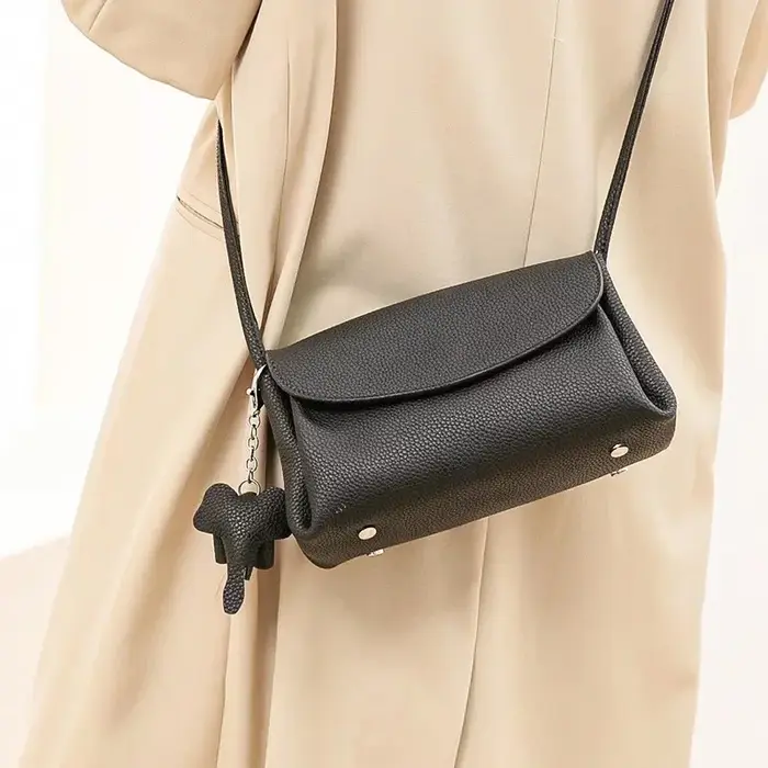 Sac à main Beige en cuir véritable pour femmes, petit sac à bandoulière Vintage de styliste, pochett