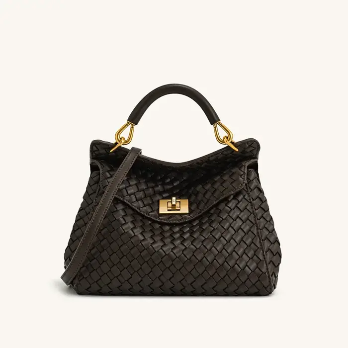 Sac à main Lucia Lock de JW PEI, unique et élégant, sac bandoulière en cuir véritable, haut de gamme