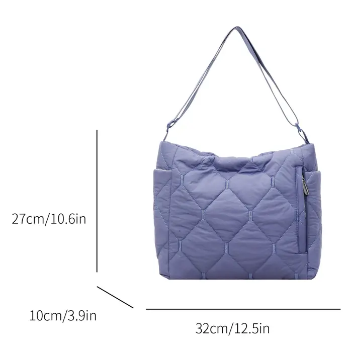 2025 nouveau sac à main d'hiver mode espace coton sacs