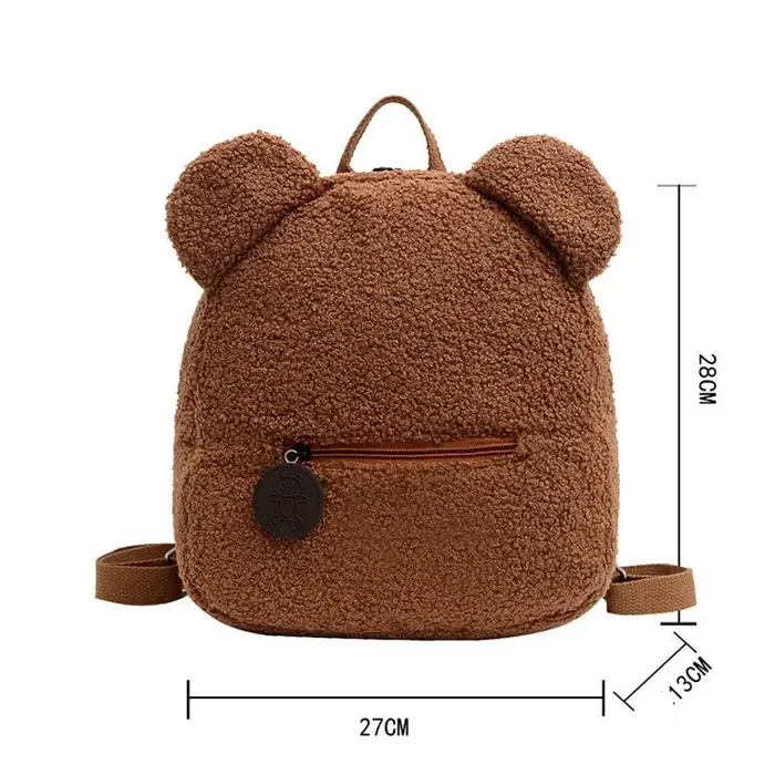 Sac à dos personnalisé à motif d'ours pour femmes et filles