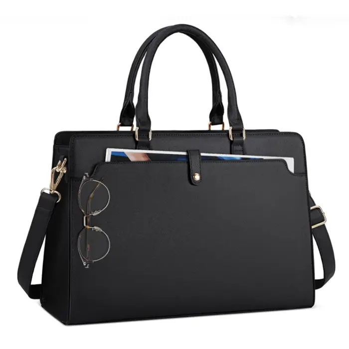 Sac d'ordinateur portable de grande capacité pour femme, sac fourre-tout pour ordinateur portable, s