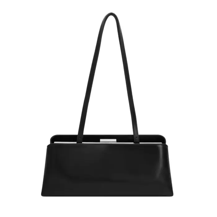 Femmes cadre fermoir pochette épaule baguette sac fourre-tout sac à main 2025 hiver nouveau polyvale