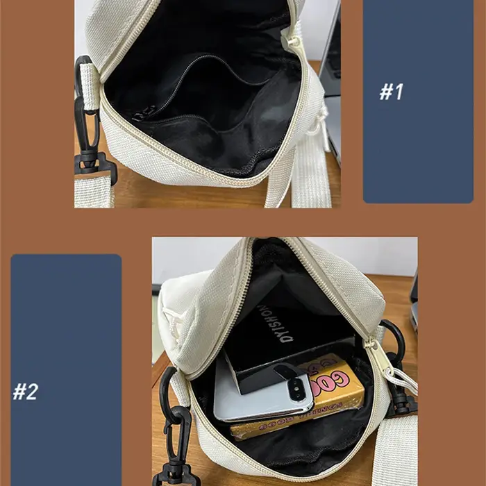 Petit sac à bandoulière pour hommes et femmes
